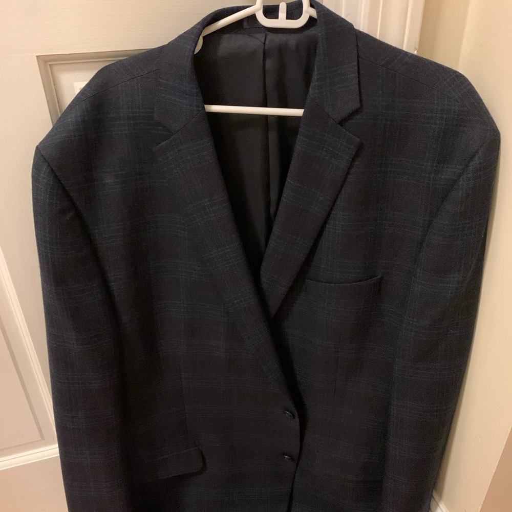 Calvin Klein grey and blue blazer